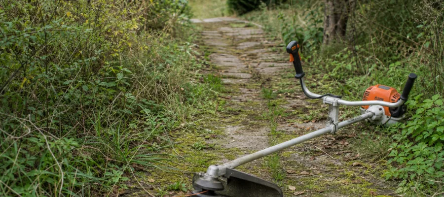 Motorsense Challenge: Einen alten Gartenweg wieder sichtbar machen