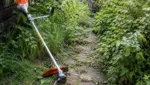 Motorsense DIY: Einen ueberwucherten Gartenweg sichtbar und begehbar machen
